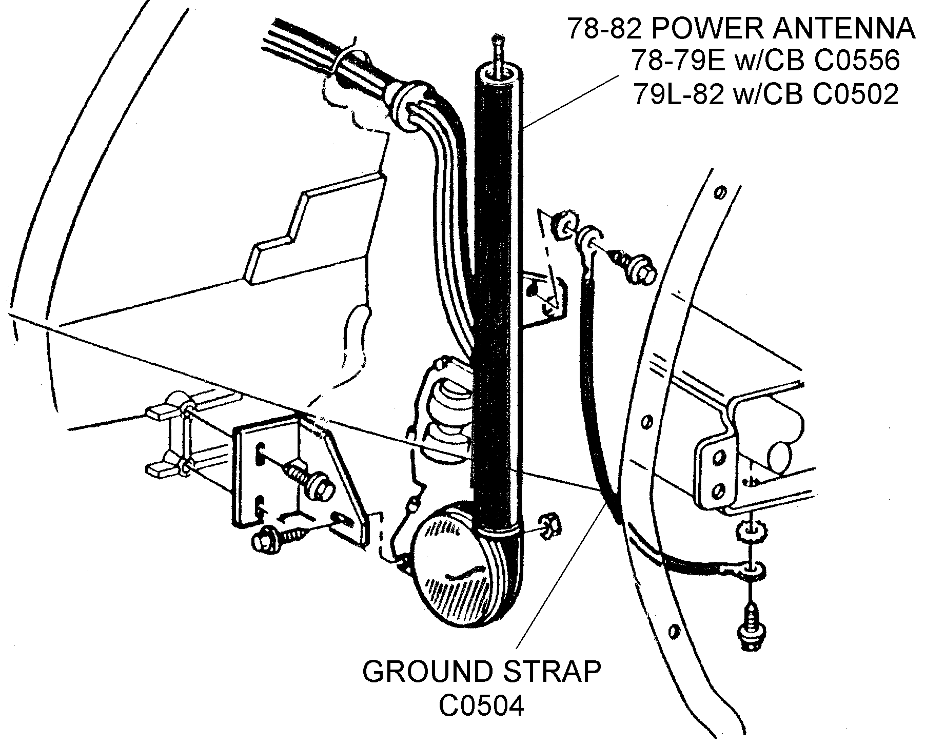 Diagram  C4 Corvette Power Antenna Wiring Diagram Full
