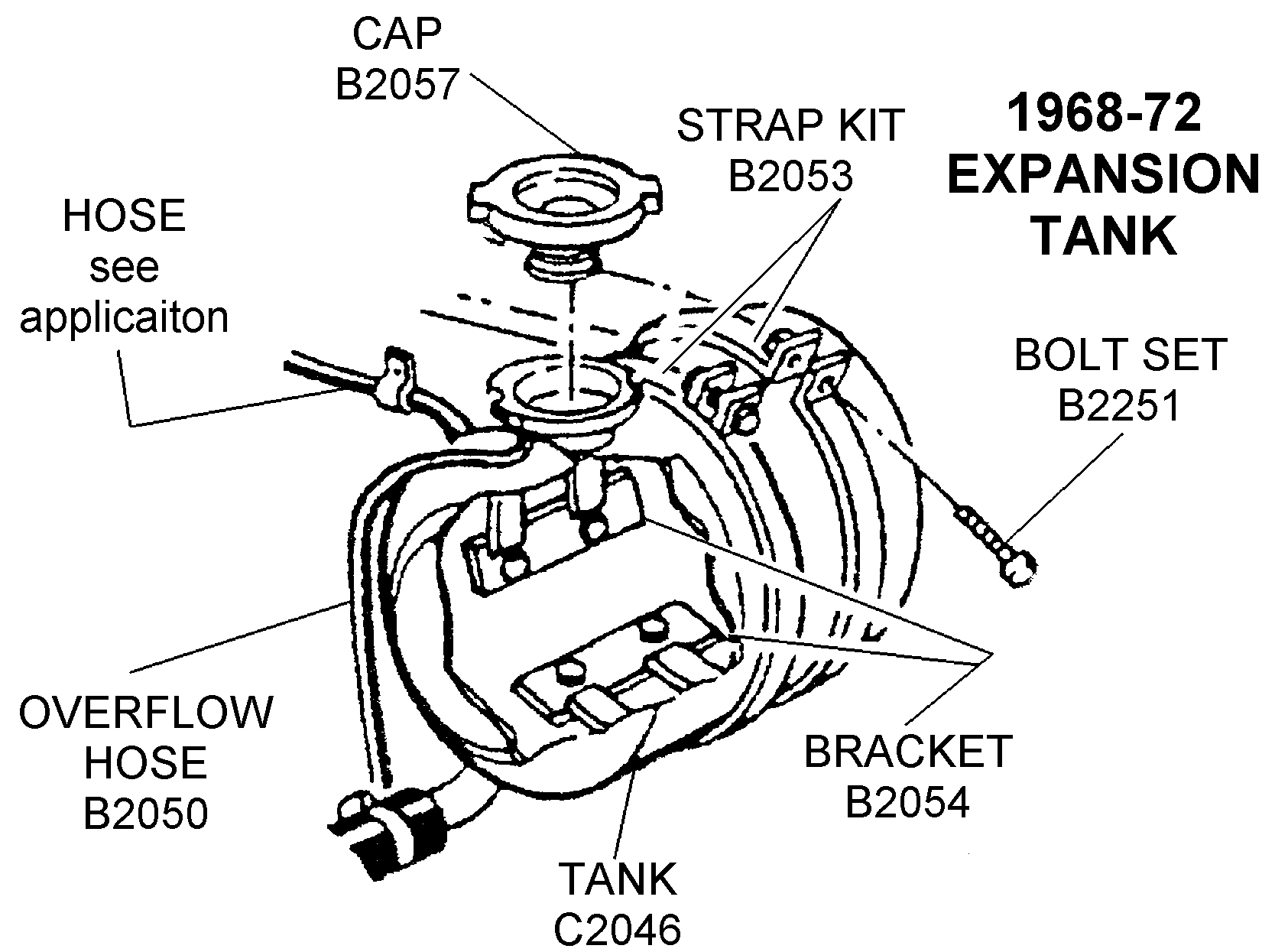 C5 Corvette Cooling System Diagram  Water Pump Inlet Kit