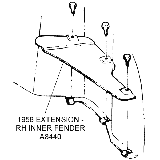 RH Inner Fender Extension Diagram Thumbnail