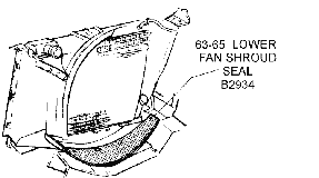 Lower Fan Shroud Seal Diagram Thumbnail