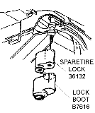 Ignition Lock and Boot Diagram Thumbnail