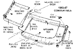 1963-67 Convertible Diagram Thumbnail