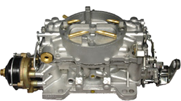 Photograph of a beautifully-restored 1962 3269S Carter AFB Carburetor, 327 300/340HP.