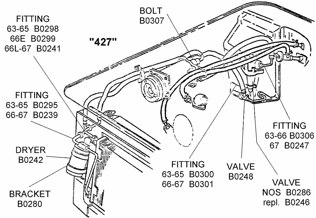 427 Diagram View Chicago Corvette Supply