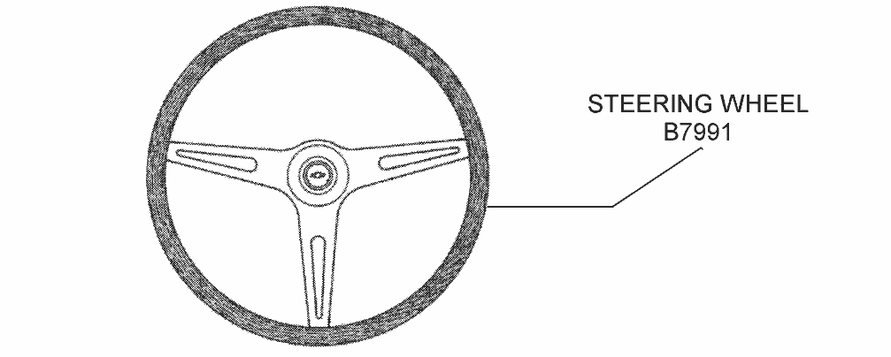Steering Wheel Diagram View Chicago Corvette Supply