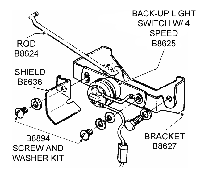 Backup Light Switch Diagram View Chicago Corvette Supply