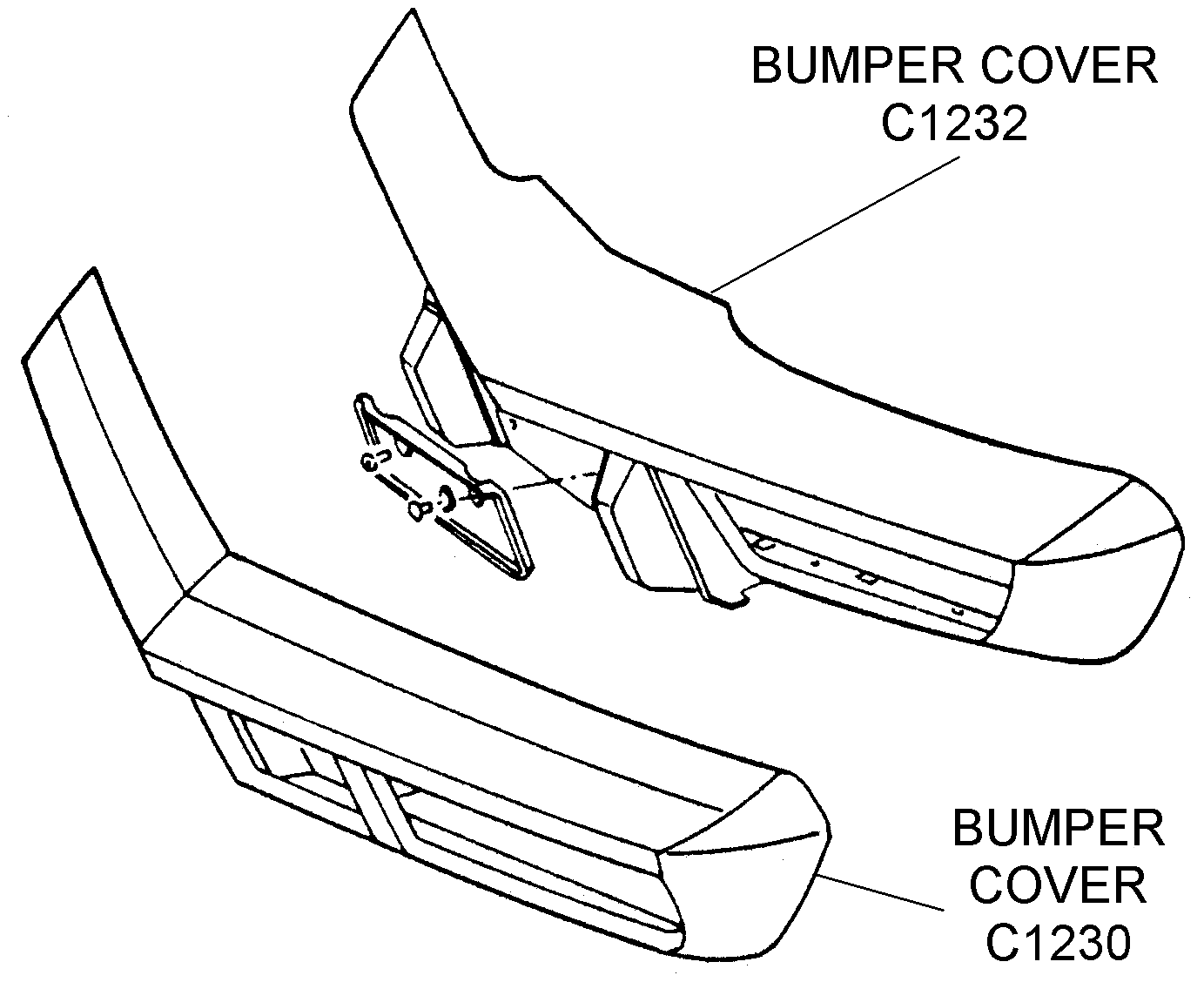 Bumper Cover Diagram View Chicago Corvette Supply