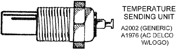 Temperature Sending Unit Diagram Thumbnail