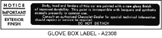 Glove Box Label Diagram Thumbnail