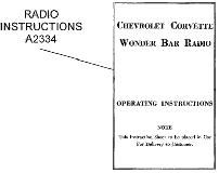 Radio Instructions Diagram Thumbnail