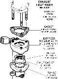 Exhaust Heat Riser Diagram Thumbnail