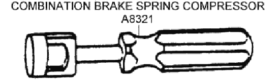 Combination Brake Spring Compressor Diagram Thumbnail