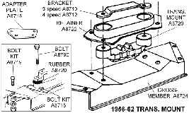 1956-52 Trans Mount Diagram Thumbnail