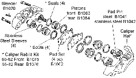 Caliper Rebuild Kit Diagram Thumbnail