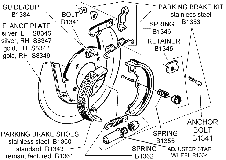 Parking Brake Components Diagram Thumbnail