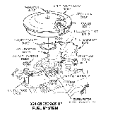 1964-65 350/365 HP Fuel System Diagram Thumbnail