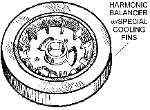 Harmonic Balancer w/ Special Cooling Fins Diagram Thumbnail