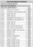 Drum Brake Kits System Kits Diagram Thumbnail