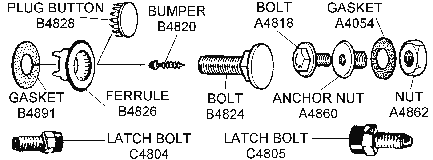 Deck Lid Fasteners Diagram Thumbnail