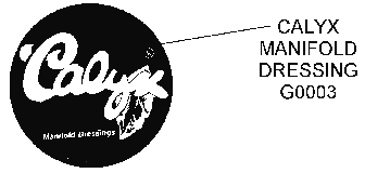 Calyx Manifold Dressing Diagram Thumbnail