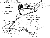 Distributor and Engine Harness Diagram Thumbnail