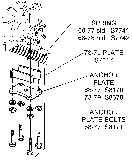 Spring and Anchor Plate Detail Diagram Thumbnail