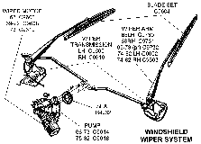 Windshield Wiper System Diagram Thumbnail
