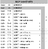 Body Gasket Sets Diagram Thumbnail