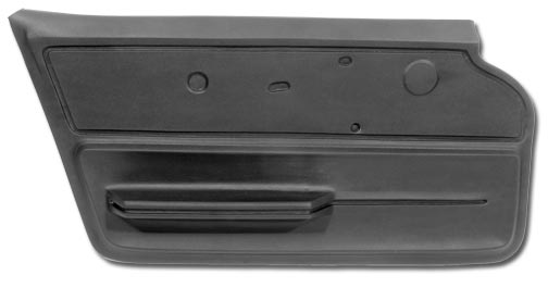 AMS/United Classic Parts Black Door Trim Panel Set For VW Beetle 1303 Convertible (1300) - Easy Installation